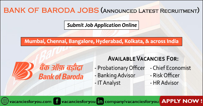 Bank of Baroda Jobs