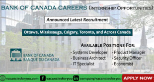 Bank of Canada Careers